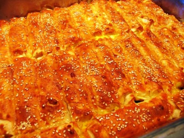 Триъгълни кори за баница – Ядките