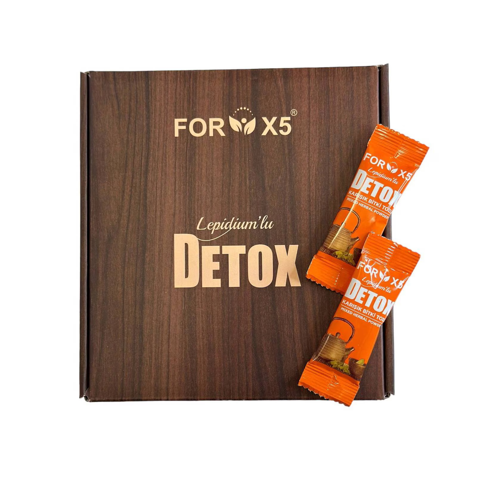 Билкова детоксираща напитка Detox For X5 Lepidium 30 шасета