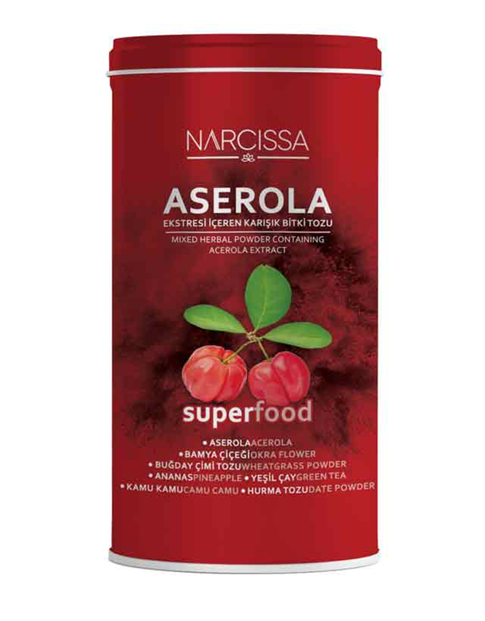 NARCISSA Aserola Superfood 200g Чай от Ацерола - билкова смес за отслабване - Image 2