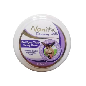 Nonita Donkey milk cream 150 ml - Крем за лице Нонита с Магарешко мляко избелващ и регенериращ против бръчки