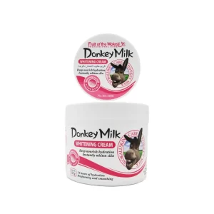 Wokali Donkey milk whitening cream (pink) 115 ml - Избелващ крем с магарешко мляко (розов)