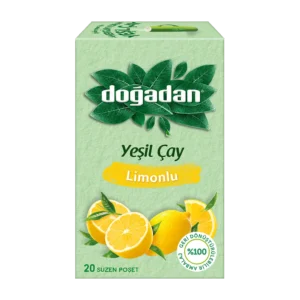 Турски зелен чай Dogadan с лимон
