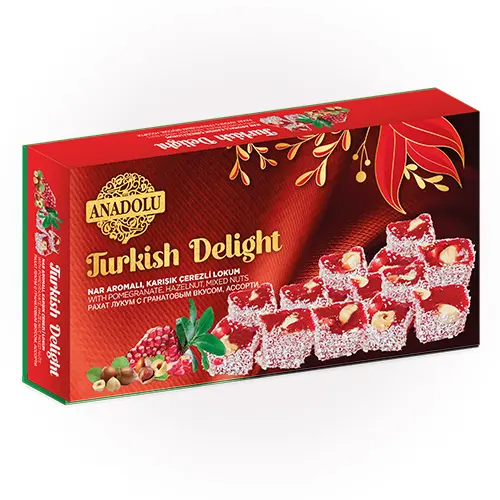 Турски локум Anadoglu с нар, микс от ядки и кокос 300 г